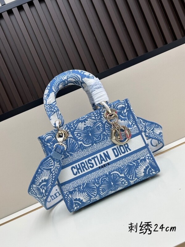 위핑,디올 DIOR 패션 자수 여성 토트백