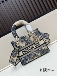디올 DIOR 패션 자수 여성 토트백