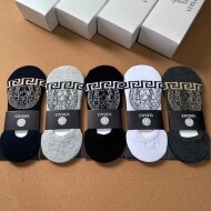 베르사체 Versace 클래식 미인두 로고 남성 덧신