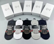 베르사체 Versace 클래식 미인두 로고 남성 덧신