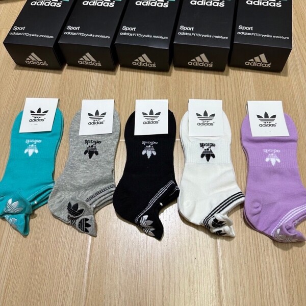 위핑,아디다스 Adidas 클로버 로고 남자 짧은 양말