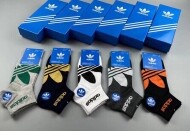 아디다스 Adidas 클로버 로고 남자 짧은 양말