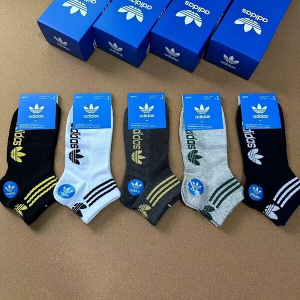 위핑,아디다스 Adidas 클로버 로고 남자 짧은 양말
