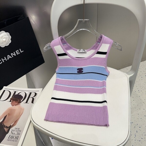 위핑,샤넬 CHANEL 로고 모던 디자인 캐주얼 캐미솔