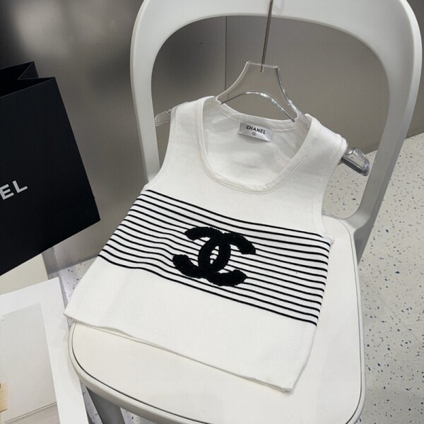 위핑,샤넬 CHANEL 로고 모던 디자인 캐주얼 캐미솔