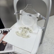 샤넬 CHANEL 로고 패션 캐주얼 민소매 베스트