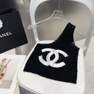 샤넬 CHANEL 로고 패션 캐주얼 민소매 베스트