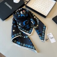 샤넬 CHANEL 모던 디자인 패턴 캐주얼 스카프 90*90cm