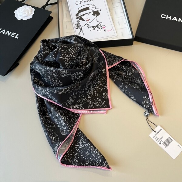 위핑,샤넬 CHANEL 모던 디자인 패턴 캐주얼 스카프 90*90cm