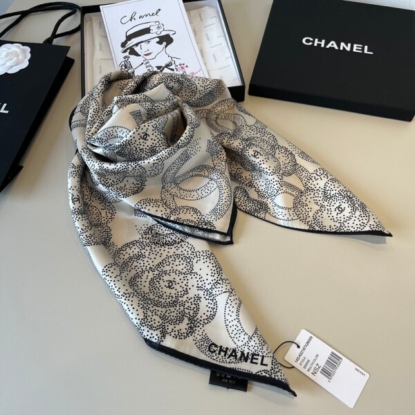 위핑,샤넬 CHANEL 모던 디자인 패턴 캐주얼 스카프 90*90cm