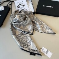 샤넬 CHANEL 모던 디자인 패턴 캐주얼 스카프 90*90cm