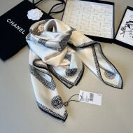 샤넬 CHANEL 모던 디자인 패턴 캐주얼 스카프 90*90cm