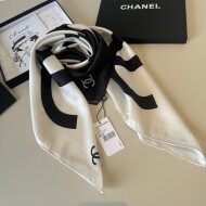 샤넬 CHANEL 모던 디자인 패턴 캐주얼 스카프 90*90cm