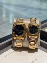 구찌 GUCCI G-FLAT 패션 커플 캐주얼 시계 36mm 30mm