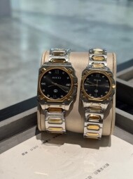 구찌 GUCCI G-FLAT 패션 커플 캐주얼 시계 36mm 30mm