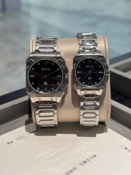 구찌 GUCCI G-FLAT 패션 커플 캐주얼 시계 36mm 30mm