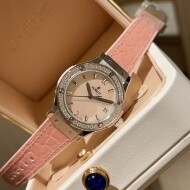 위블로 Hublot 클래식 큐빅 여성 시계 33mm