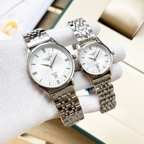 위핑,론진 Longines 모던 심플 커플 시계
