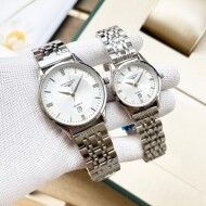 론진 Longines 모던 심플 커플 시계
