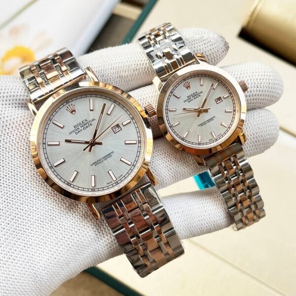 위핑,롤렉스 Rolex 캐주얼 심플 커플 쿼츠 시계 40mm 30mm