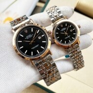 롤렉스 Rolex 캐주얼 심플 커플 쿼츠 시계 40mm 30mm