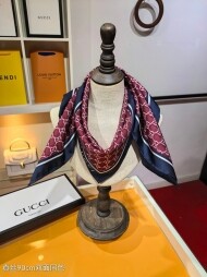 구찌 GUCCI 모던 클래식 패턴 빈티지 캐주얼 스카프 90*90cm