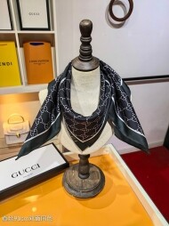 구찌 GUCCI 모던 클래식 패턴 빈티지 캐주얼 스카프 90*90cm