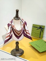 구찌 GUCCI 모던 클래식 패턴 빈티지 캐주얼 스카프 90*90cm