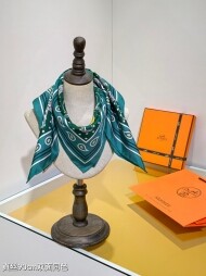 에르메스 Hermès 모던 클래식 패턴 빈티지 캐주얼 스카프 90*90cm
