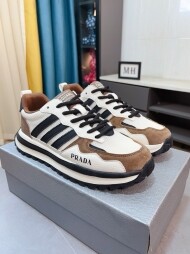 프라다 PRADA 패션 플랫 남자 운동화
