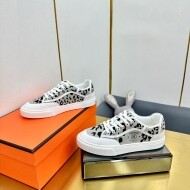 에르메스 Hermès 프린팅 로우탑 커플 캐주얼 슈즈