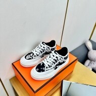 에르메스 Hermès 프린팅 로우탑 커플 캐주얼 슈즈