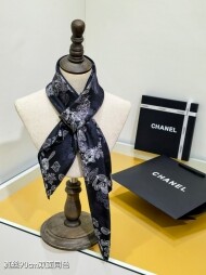 샤넬 CHANEL 모던 클래식 패턴 빈티지 캐주얼 스카프 90*90cm