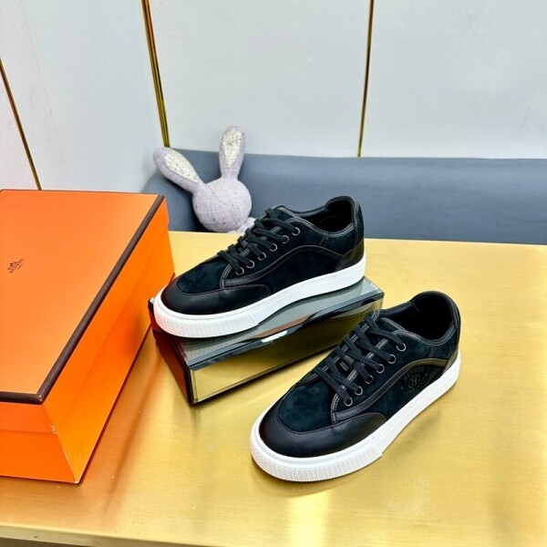 위핑,에르메스 Hermès H 나염 로우탑 커플 캐주얼 슈즈