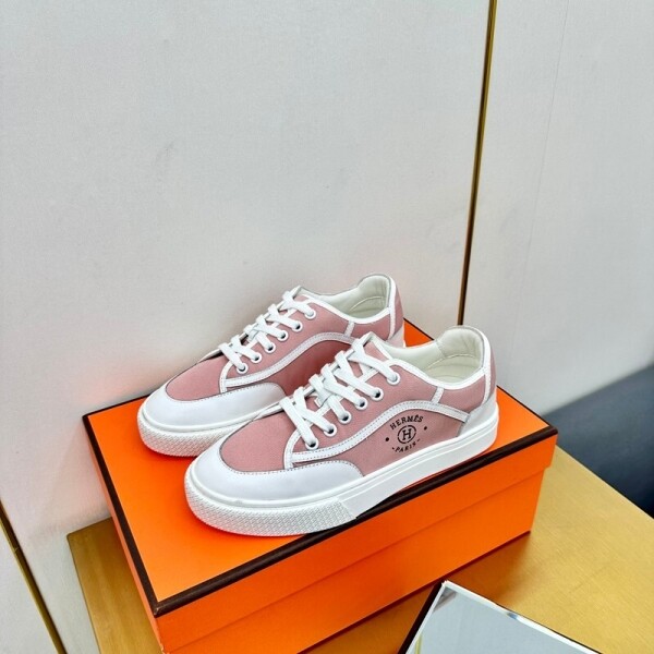 위핑,에르메스 Hermès H 나염 로우탑 커플 캐주얼 슈즈