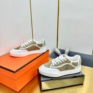 에르메스 Hermès H 나염 로우탑 커플 캐주얼 슈즈