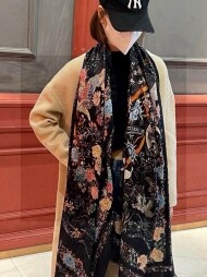 디올 DIOR 클래식 요소 빈티지 캐주얼 스카프