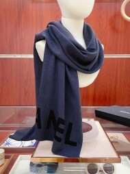 샤넬 CHANEL 로고 모던 심플 캐주얼 스카프