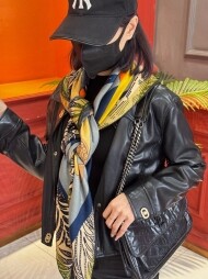 에르메스 Hermès 모던 디자인 패턴 캐주얼 스카프