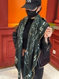 에르메스 Hermès 모던 디자인 패턴 캐주얼 스카프