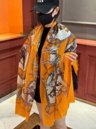 에르메스 Hermès 모던 클래식 디자인 캐주얼 스카프