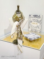 디올 DIOR 모던 클래식 패턴 캐주얼 스카프