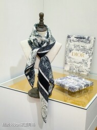 디올 DIOR 모던 클래식 패턴 캐주얼 스카프