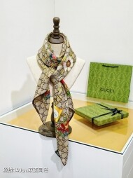 구찌 GUCCI 모던 클래식 빈티지 패턴 캐주얼 스카프