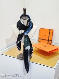 에르메스 Hermès 모던 디자인 패턴 캐주얼 스카프