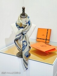 에르메스 Hermès 모던 디자인 패턴 캐주얼 스카프