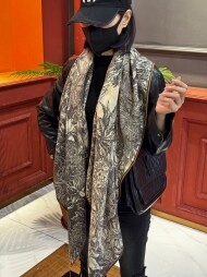 에르메스 Hermès 모던 클래식 디자인 캐주얼 스카프