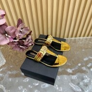 베르사체 Versace 모던 바캉스 에나멜 조리 슬리퍼