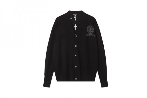 위핑,크롬하츠 Chrome Hearts 클래식 로고 심플 커플 니트 카디건
