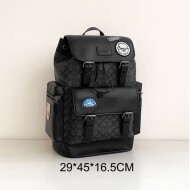 코치 패치 장식 시그니처 캔버스 스프린트 백팩 CY818